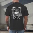 Little Drummer Awesome Drum Kit For Young Musicians Men's Back Print T-Shirt Little Drummer Awesome Drum Kit For Young Musicians Men's Back Print T-Shirt