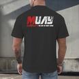 Martial Arts Muay Thai Men's Back Print T-Shirt