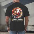 MMA Thai Boxing Art Of Eight Limbs Combat Muay Thai Men's Back Print T-Shirt