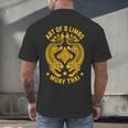 Muay Thai Art Of 8 Limbs Thai Boxing Men's Back Print T-Shirt Muay Thai Art Of 8 Limbs Thai Boxing Men's Back Print T-Shirt
