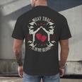 Muay Thai Is In My Blood Traditional Fighters Thai Boxing Men's Back Print T-Shirt Muay Thai Is In My Blood Traditional Fighters Thai Boxing Men's Back Print T-Shirt