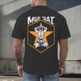 Muay Thai Fighter Sleeveless Men's Back Print T-Shirt