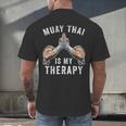 Muay Thai Fighter Martial Arts Sport Muay Thai Men's Back Print T-Shirt