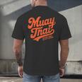 Muay Thai Fighting Muay Thai Coach Men's Back Print T-Shirt Muay Thai Fighting Muay Thai Coach Men's Back Print T-Shirt