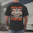 Muay Thai Fighting MMA Thai Boxing Mixed Martial Arts Men's Back Print T-Shirt Muay Thai Fighting MMA Thai Boxing Mixed Martial Arts Men's Back Print T-Shirt
