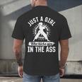 Muay Thai Girls Just a Girl Who Kicks You In The Ass Men's Back Print T-Shirt