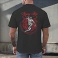 Muay Thai Kickboxing Martial Art Fighter Thai Boxing Men's Back Print T-Shirt