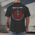 Muay Thai Kickboxing Thailand T-Shirt Men's Back Print T-Shirt