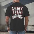 Muay Thai Lover For Fight Fans Men's Back Print T-Shirt Muay Thai Lover For Fight Fans Men's Back Print T-Shirt