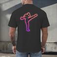 Muay Thai Martial Arts Kickboxer Women Girls Kickboxing Men's Back Print T-Shirt