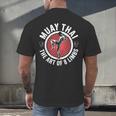 Muay Thai For Men Women Kids Mixed Martial Arts Men's Back Print T-Shirt