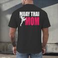 Muay Thai Mom Women Boxing Kickboxing MMA Muay Thai Men's Back Print T-Shirt