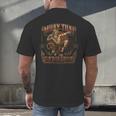 Muay Thai Power Vintage Thai Boxing Warrior Fighter Monkey Men's Back Print T-Shirt Muay Thai Power Vintage Thai Boxing Warrior Fighter Monkey Men's Back Print T-Shirt