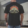 Muay Thai Shirt A Girl Who Loves Sunshine And Muay Thai Men's Back Print T-Shirt