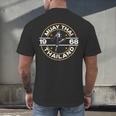 Muay Thai Thailand Fighter Fighting Combat 1969 Thai Boxing Men's Back Print T-Shirt