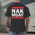 Nak Muay Thai Fighter Men's Back Print T-Shirt Nak Muay Thai Fighter Men's Back Print T-Shirt