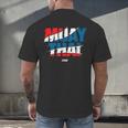 Official ONE Muay Thai Flag Men's Back Print T-Shirt Official ONE Muay Thai Flag Men's Back Print T-Shirt
