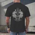 Sak Yant Thai Tattoo Twin Tiger For Muay Thai Fighter Boxing Men's Back Print T-Shirt Sak Yant Thai Tattoo Twin Tiger For Muay Thai Fighter Boxing Men's Back Print T-Shirt
