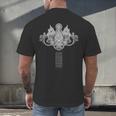 Thai Sak Yant Tattoo Muay Thai Art Men's Back Print T-Shirt Thai Sak Yant Tattoo Muay Thai Art Men's Back Print T-Shirt