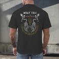 Twin Tiger Sak Yant Muay Thai Fighter Tee Martial Art Men's Back Print T-Shirt