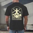 Vitruvian Drummer Drum Kit Music Lover Musician Men Men's Back Print T-Shirt