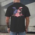 Women's American Flag Drum Kit Patriotic US Drum Art Men's Back Print T-Shirt Women's American Flag Drum Kit Patriotic US Drum Art Men's Back Print T-Shirt