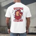 Boxing Legend Professional Boxer Muay Thai Boxing Men's Back Print T-Shirt Boxing Legend Professional Boxer Muay Thai Boxing Men's Back Print T-Shirt