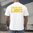 Drum Kit Band Drumming Drumsticks Musical Drums Men's Back Print T-Shirt Drum Kit Band Drumming Drumsticks Musical Drums Men's Back Print T-Shirt