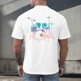 Drum Kit Drummer Graphic Sweatshirt Men's Back Print T-Shirt Drum Kit Drummer Graphic Sweatshirt Men's Back Print T-Shirt