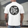 Drum Kit Drums Sweatshirt Men's Back Print T-Shirt Drum Kit Drums Sweatshirt Men's Back Print T-Shirt