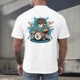 Drum Set Drumming Drummers Drum Kits Music Men's Back Print T-Shirt Drum Set Drumming Drummers Drum Kits Music Men's Back Print T-Shirt