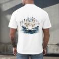 Drumset Drum Kit Music Drummer Drumming Men's Back Print T-Shirt Drumset Drum Kit Music Drummer Drumming Men's Back Print T-Shirt
