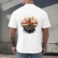 Drumset Drum Kit Music Drummer Drumming Raglan Baseball Tee Men's Back Print T-Shirt Drumset Drum Kit Music Drummer Drumming Raglan Baseball Tee Men's Back Print T-Shirt