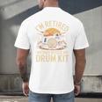 I'm Retired My Only Boss Is My Drum Kit Drums Drummer Men's Back Print T-Shirt I'm Retired My Only Boss Is My Drum Kit Drums Drummer Men's Back Print T-Shirt