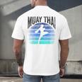 Muay Thai Hobby Fighter Martial Arts Boxing Men's Back Print T-Shirt
