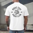 Muay Thai Kickboxing Eight Art MMA Men's Back Print T-Shirt
