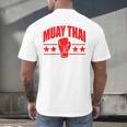 Muay Thai For Men Women Kids Mixed Martial Arts Raglan Baseball Tee Men's Back Print T-Shirt