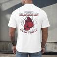 Put Your Gloves On And Fight Muay Thai Kickboxer Fan Boxing Men's Back Print T-Shirt