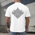 Sak Yant Muay Thai MMA Tattoo Twin Tiger Martial Art Boxing Men's Back Print T-Shirt Sak Yant Muay Thai MMA Tattoo Twin Tiger Martial Art Boxing Men's Back Print T-Shirt