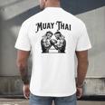 Thai Boxing Muay Thai Boxer Men's Back Print T-Shirt Thai Boxing Muay Thai Boxer Men's Back Print T-Shirt