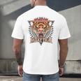 Tigar Muay Thai MMA Vintage Kickboxing Training Men's Back Print T-Shirt