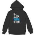 67 Sleep Swim Repeat Swimming Swimmer 67 Meme Unisex Hoodie, trending gift