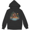 Bigfoot Kayak Paddling Lake Canoe Bigfoot Sasquatch Kayaking Unisex Hoodie, trending gift