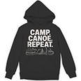 Camp Canoe Repeat Outdoor Adventure Unisex Hoodie, trending gift