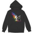Drummer Silhouette Drum Kit Splatter Art Unisex Hoodie, trending gift