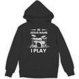 In Jesus Name I Play Drummer Drum Kit Unisex Hoodie, trending gift