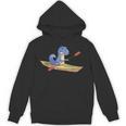 Kayak T Rex Dinosaur Canoe Shirt Kayak For Children Unisex Hoodie, trending gift