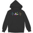 Kayaking Heartbeat Tie Dye Canoe Boating Kayaks Unisex Hoodie, trending gift