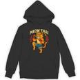 Meow Thai Muay Thai Cat Fighter Pun Dad Joke Unisex Hoodie, trending gift