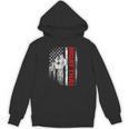 Muay Thai Boxing US American Flag Unisex Hoodie, trending gift